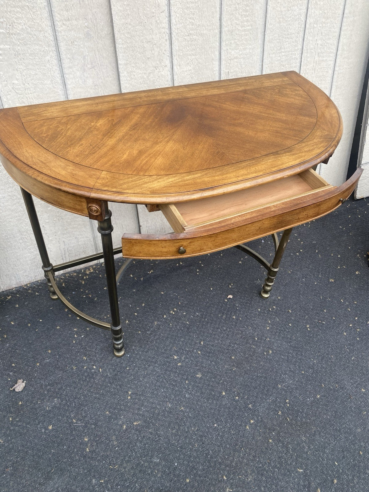 66431   Modern 1/2 Round Console Table Stand