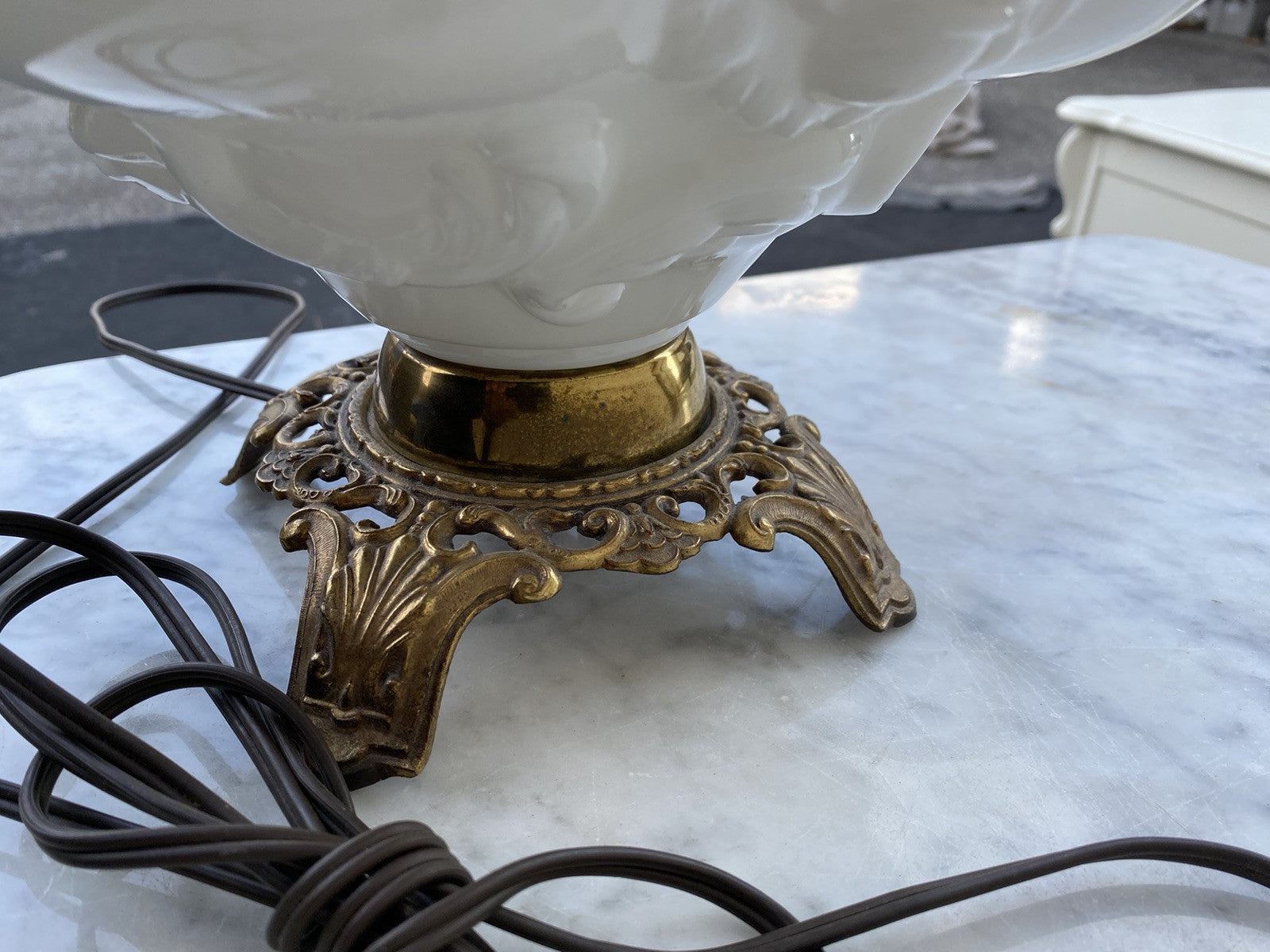 66323  Gone With the Wind Table Lamp Lion Face s