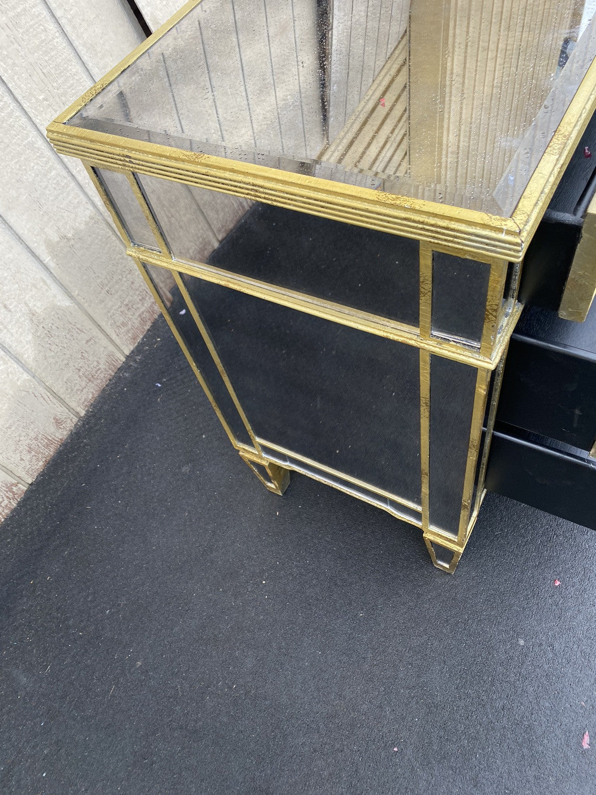 66352   Modern Mirror Mirrored Dresser Chest