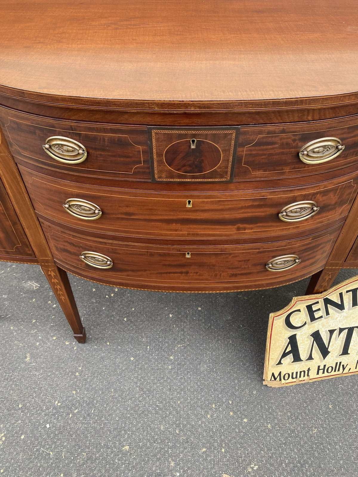 66402 POTTHAST Brothers Custom Hand Made Inlaid  Sideboard Server Cabinet