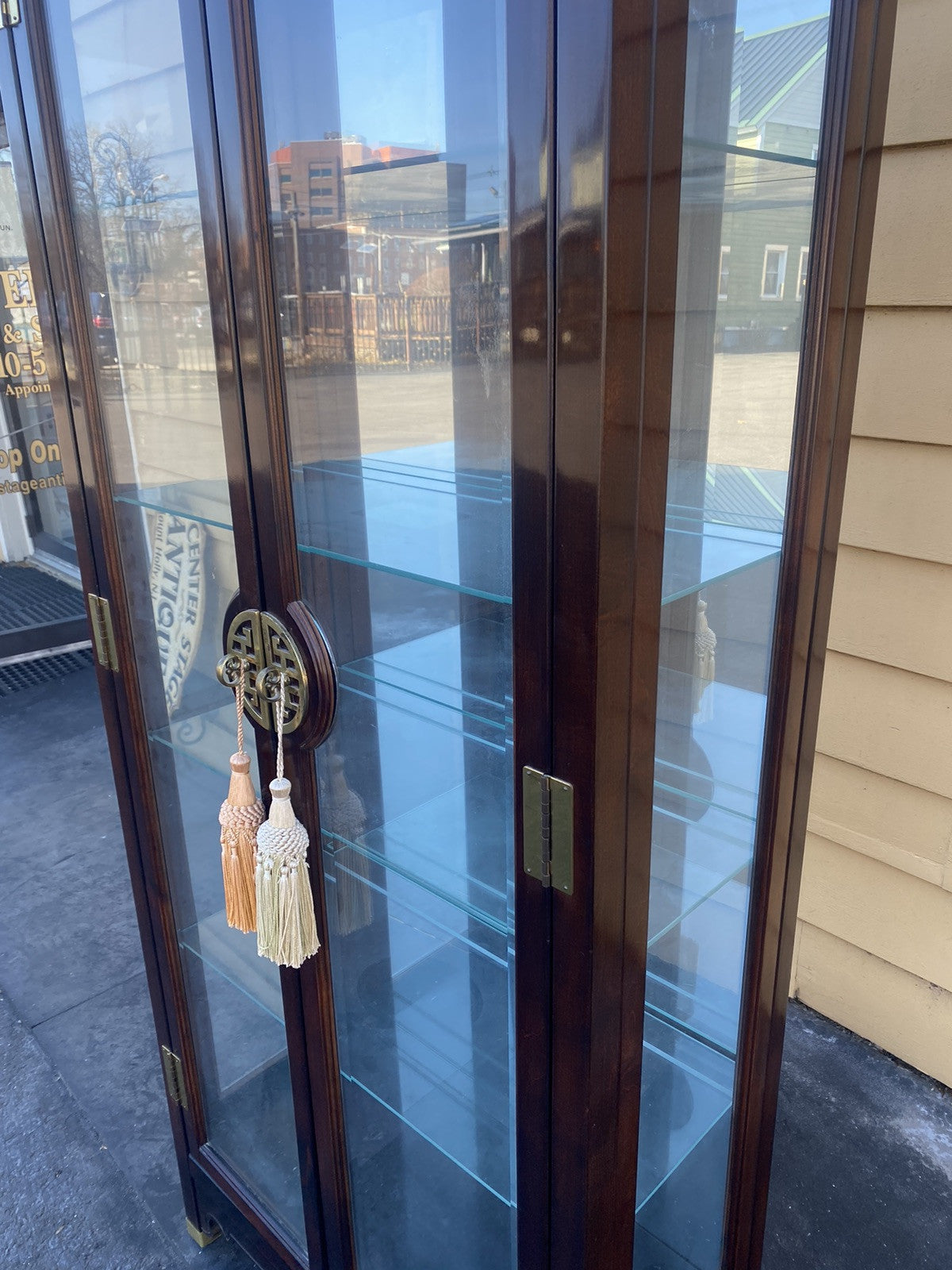 66385 American Furniture Oriental  Curio China Cabinet