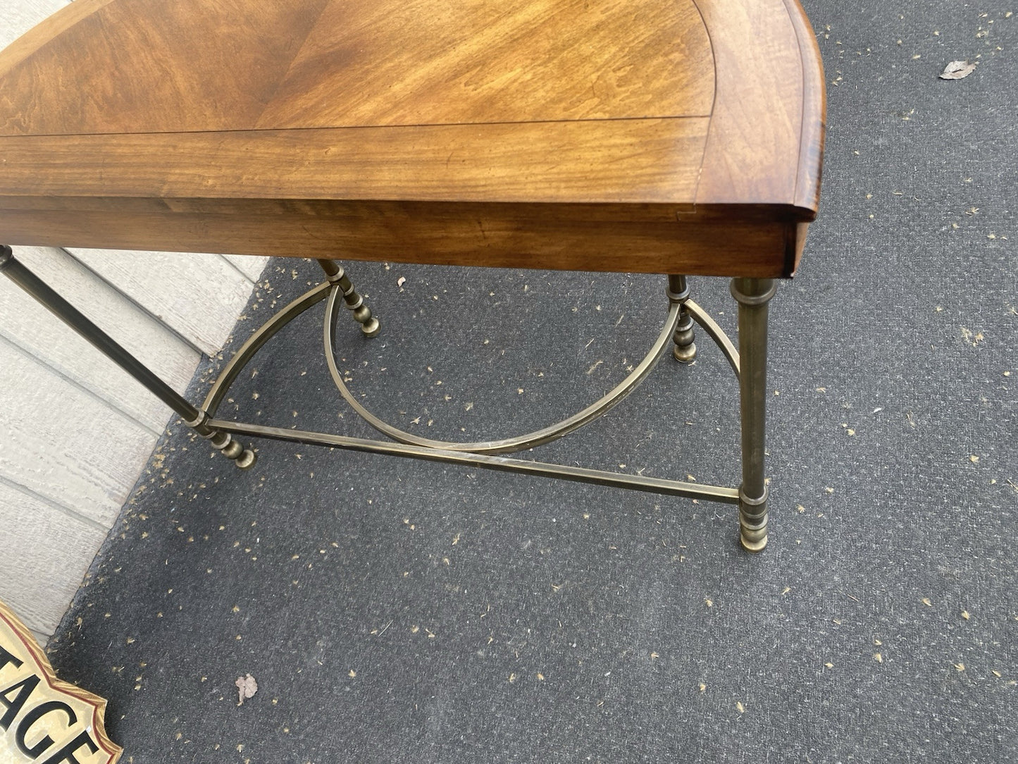 66431   Modern 1/2 Round Console Table Stand