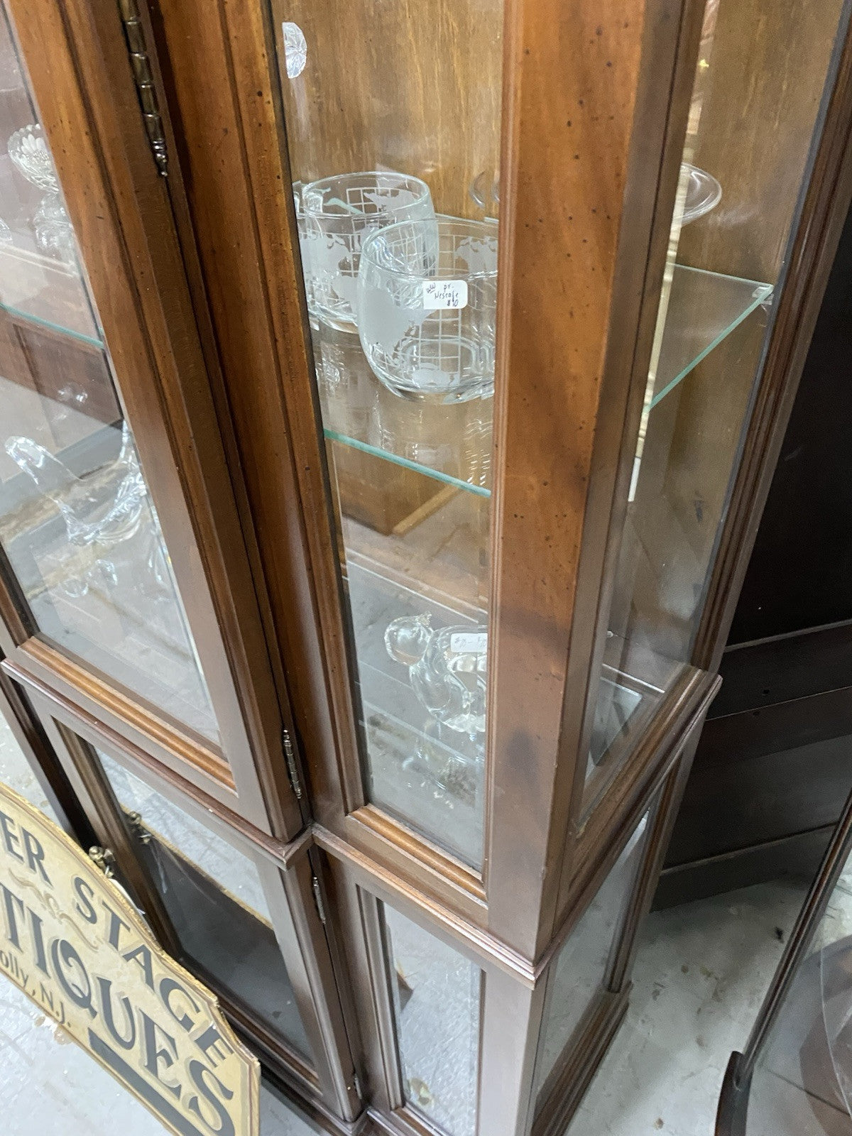 64303 Jasper Furniture  2 Door Curio China  Cabinet