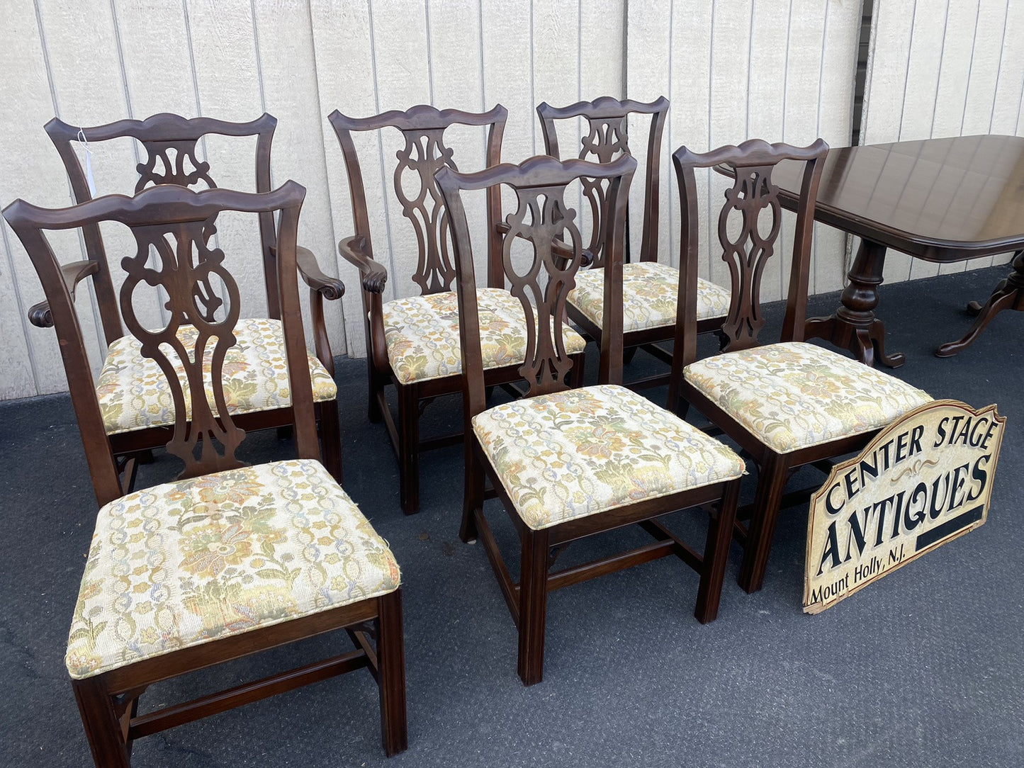 66606   ETHAN ALLEN Mahogany Dining Table