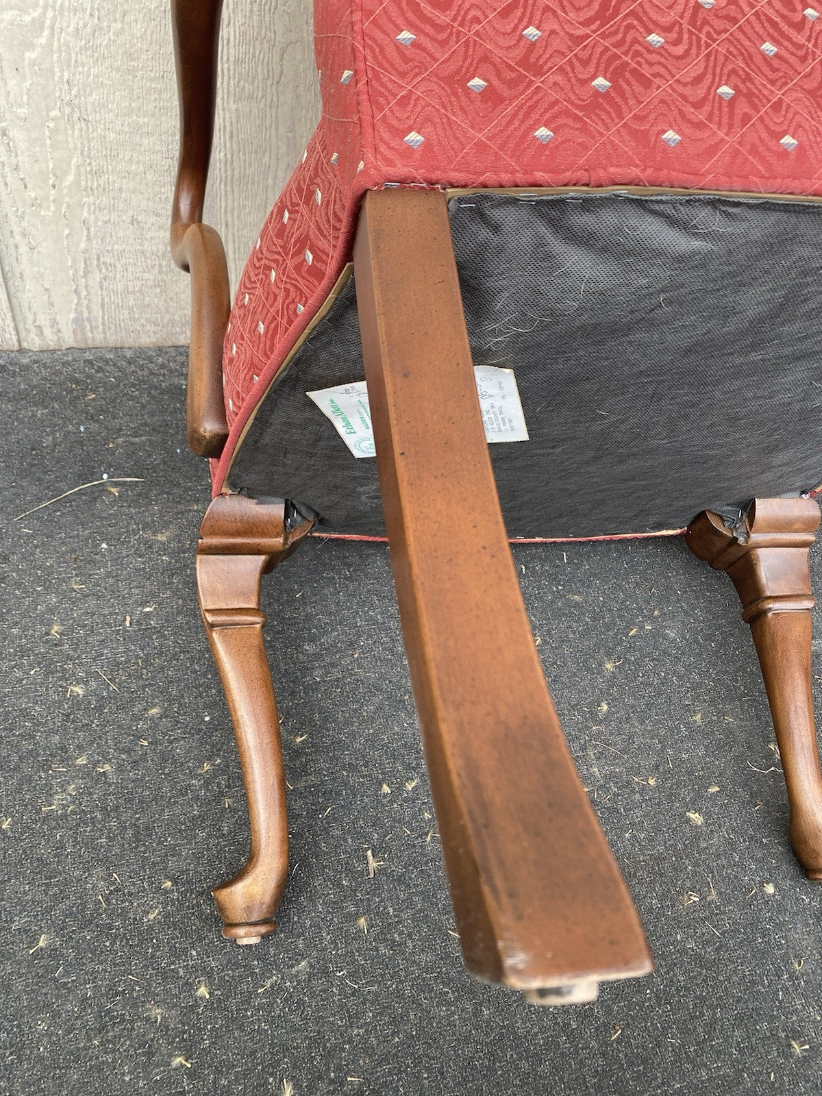 66446   Pair ETHAN ALLEN Bergere Armchair Chair s