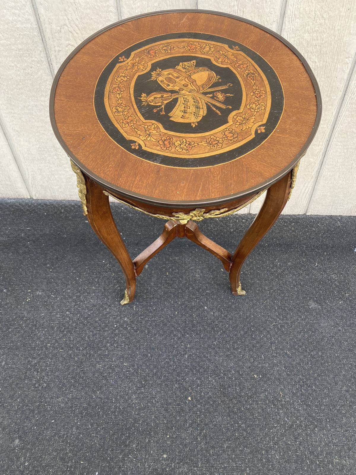 66568   Inlaid Louis XV Side Table Stand