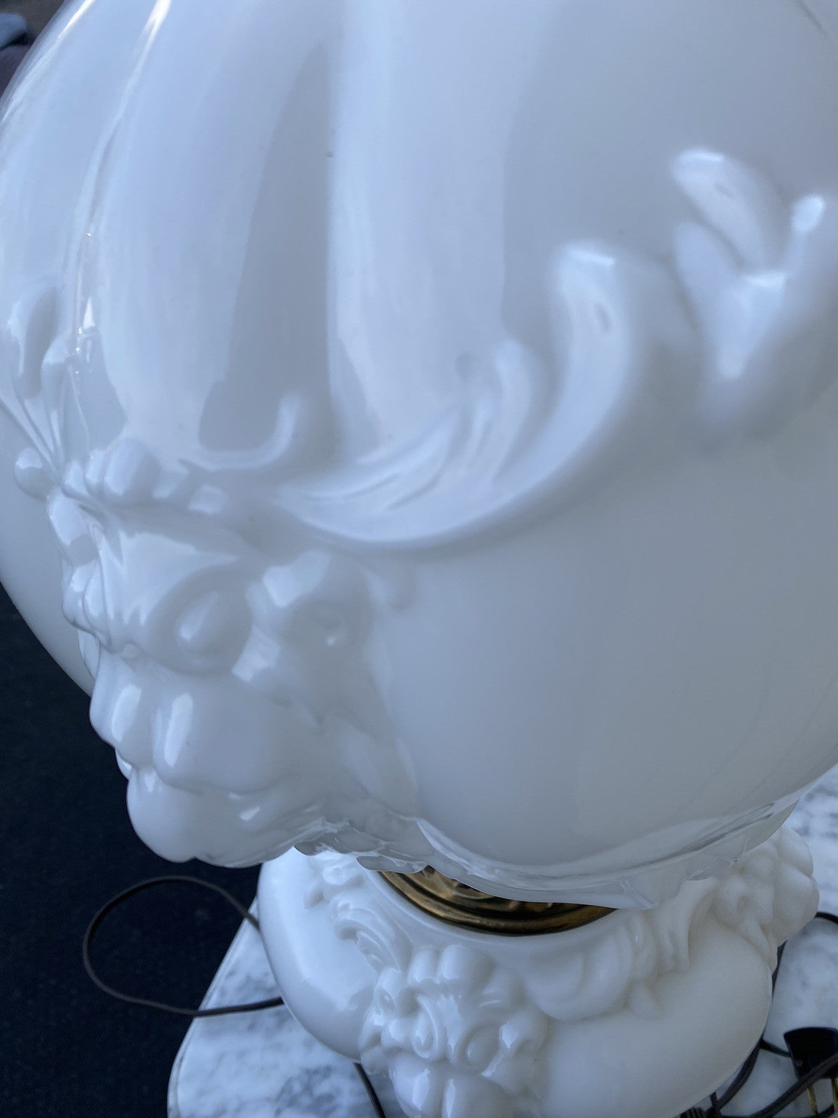 66323  Gone With the Wind Table Lamp Lion Face s