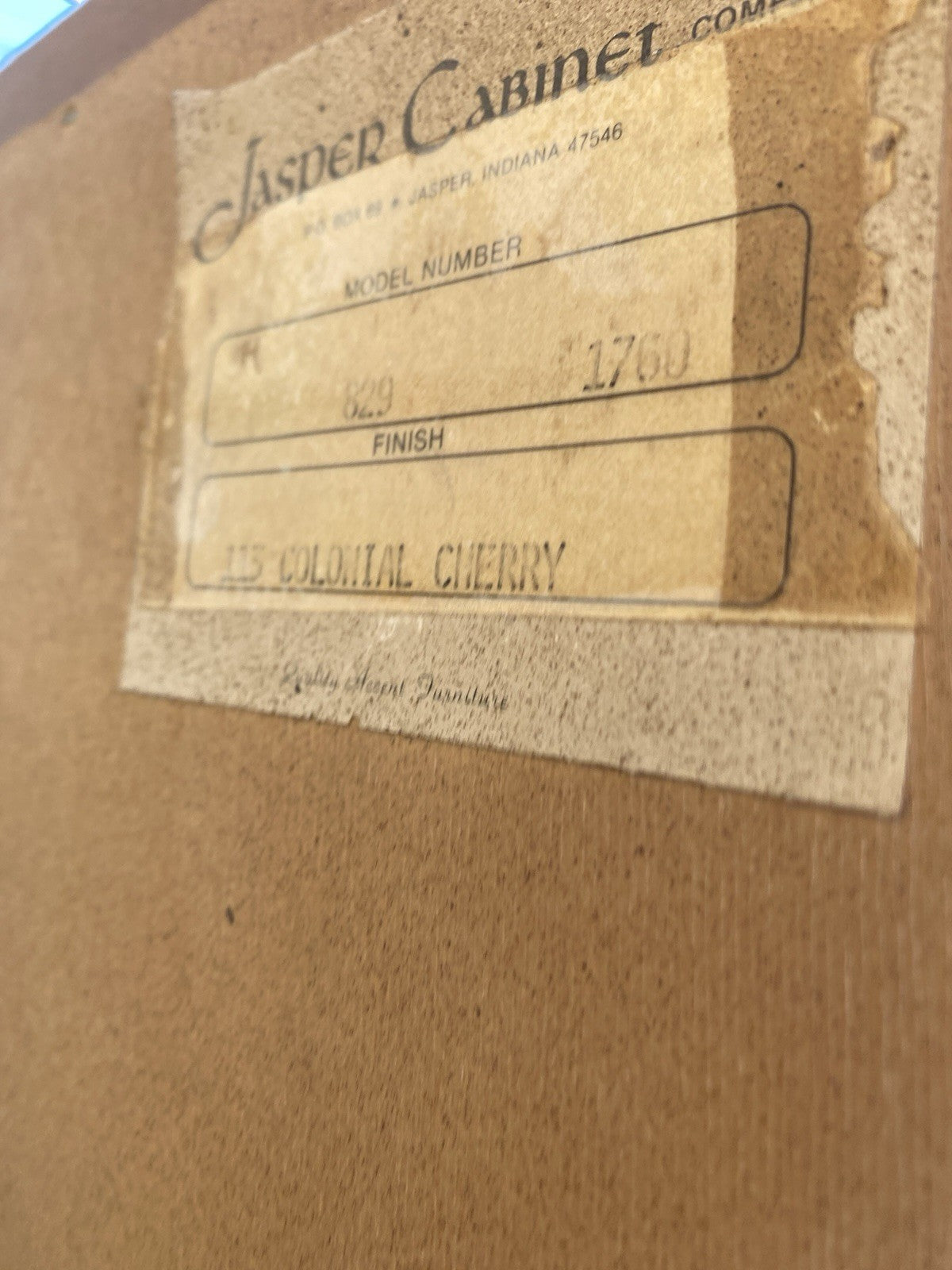 66473 JASPER Furniture Cherry  Secretary Desk w/ Bookcase Top