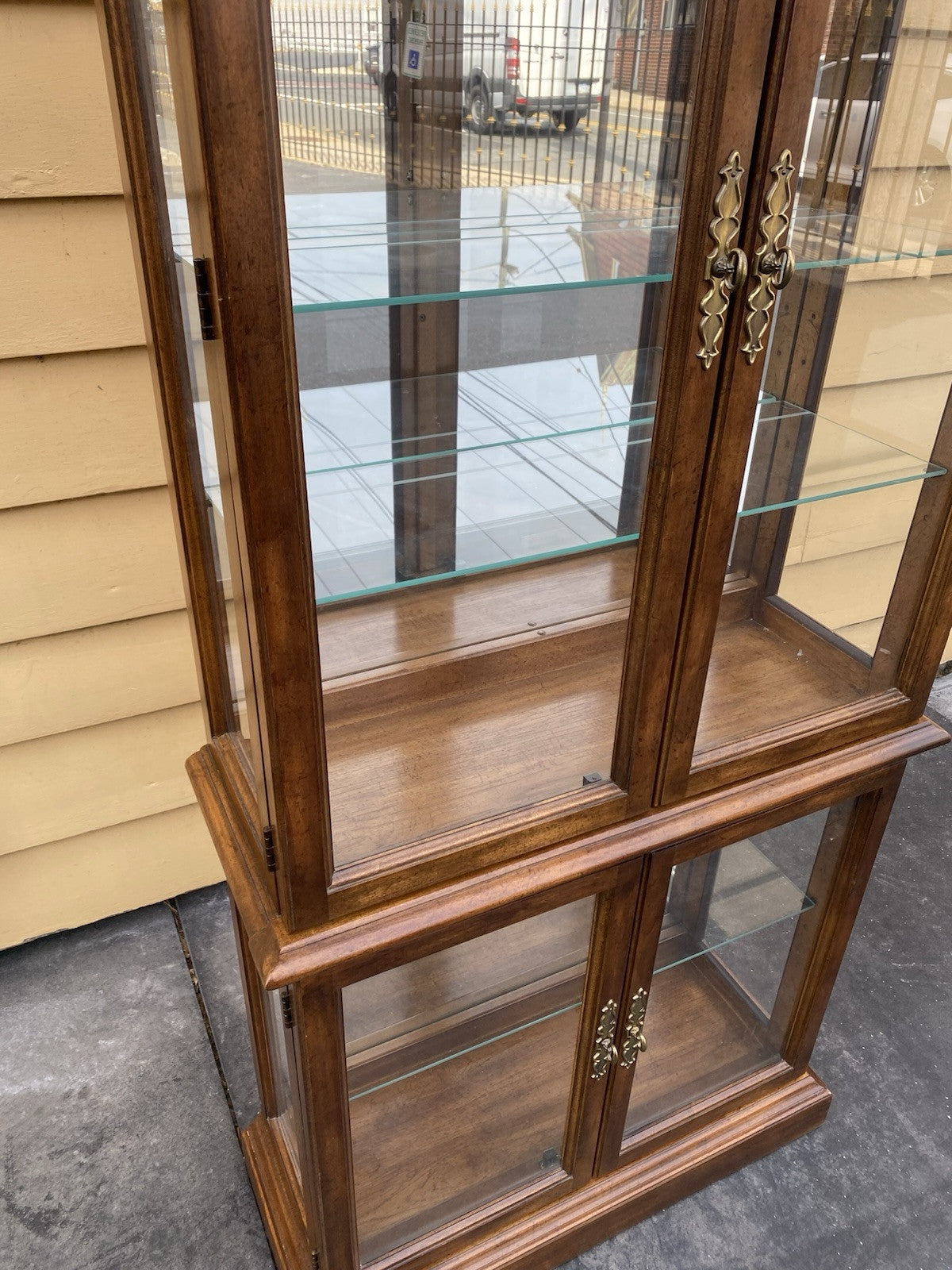 66438 Maple American Drew  Curio China Cabinet