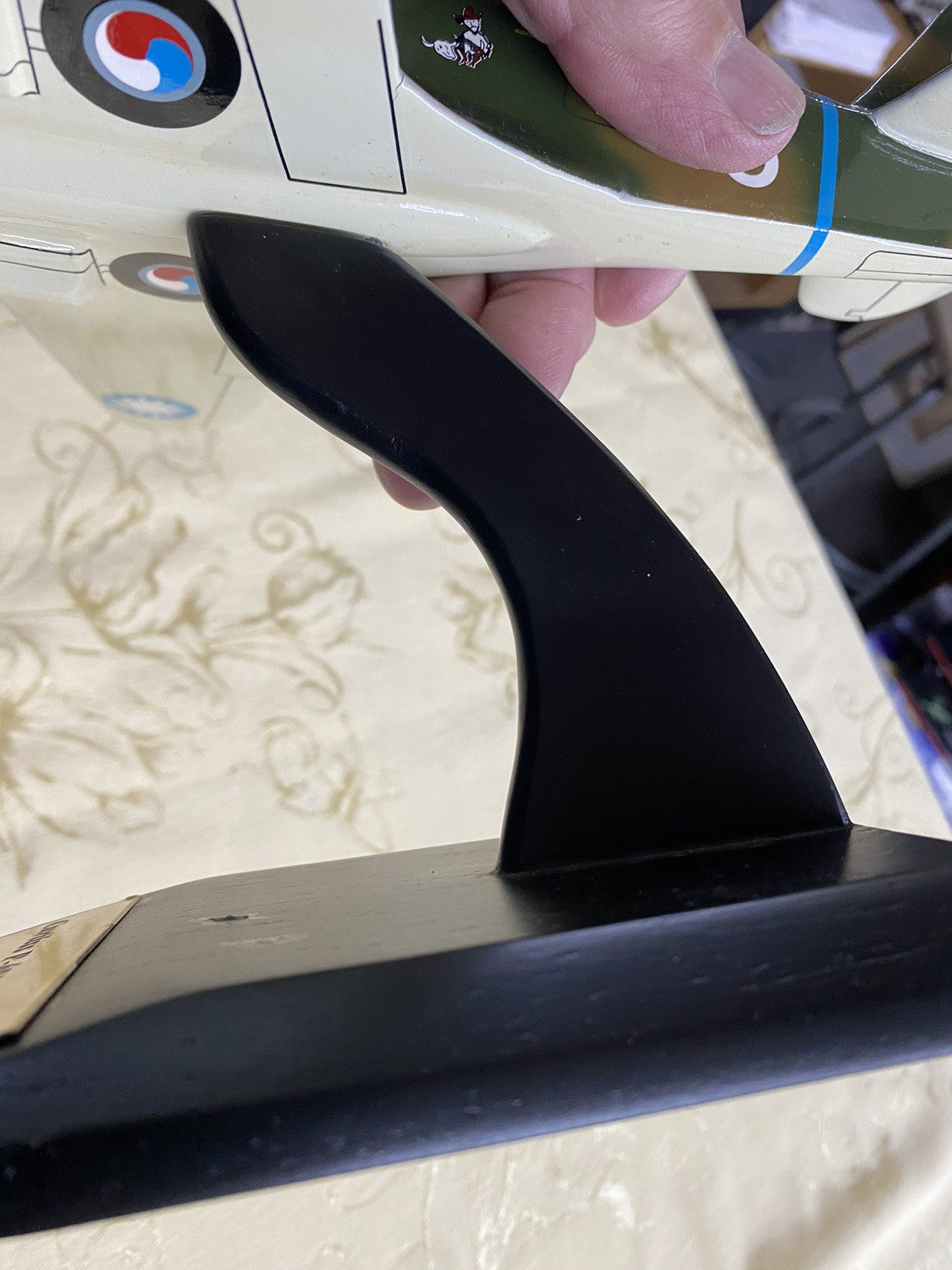 ES 218 DANBURY MINT Curtis P - 40  Tomahawk  Plane Airplane  WING  14" W