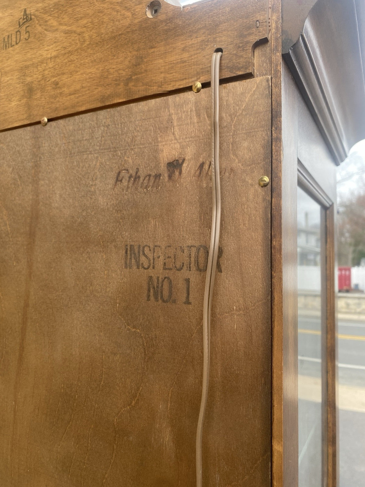 65693 ETHAN ALLEN Maple Curio China Cabinet