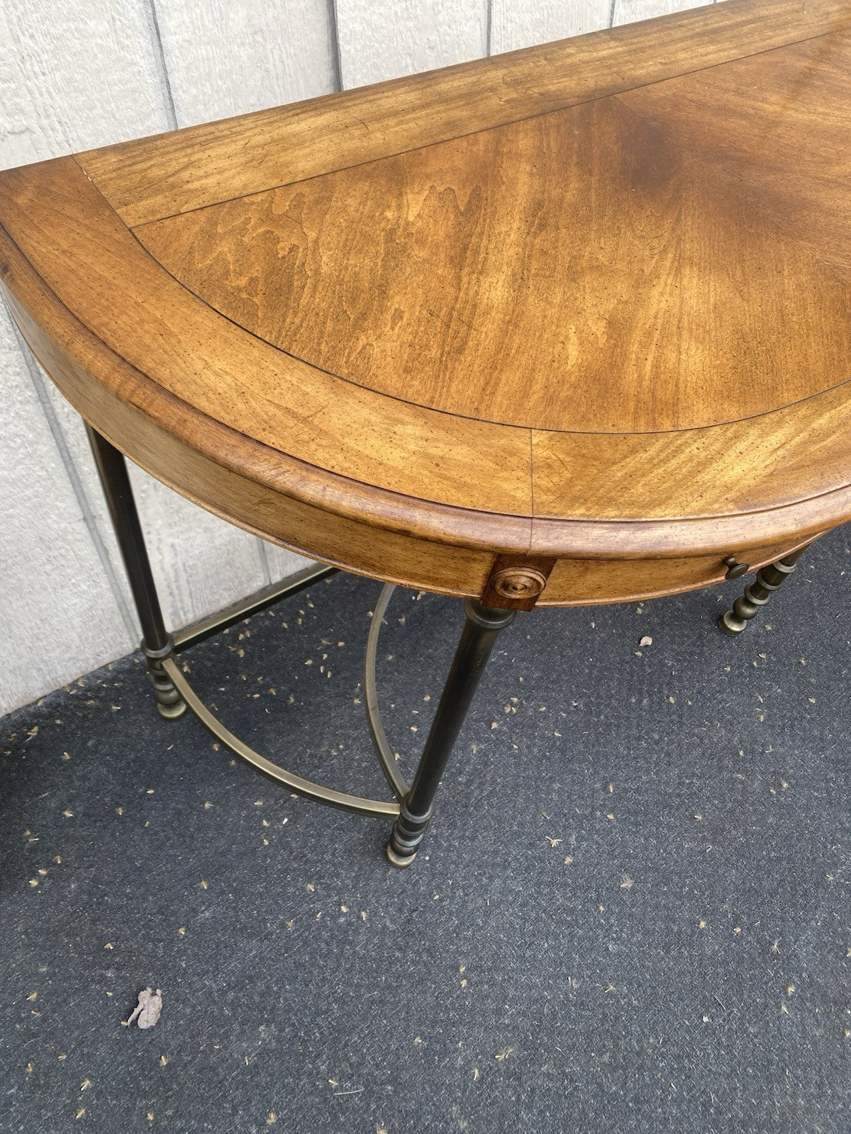 66431 Modern 1/2 Round Console Table Stand