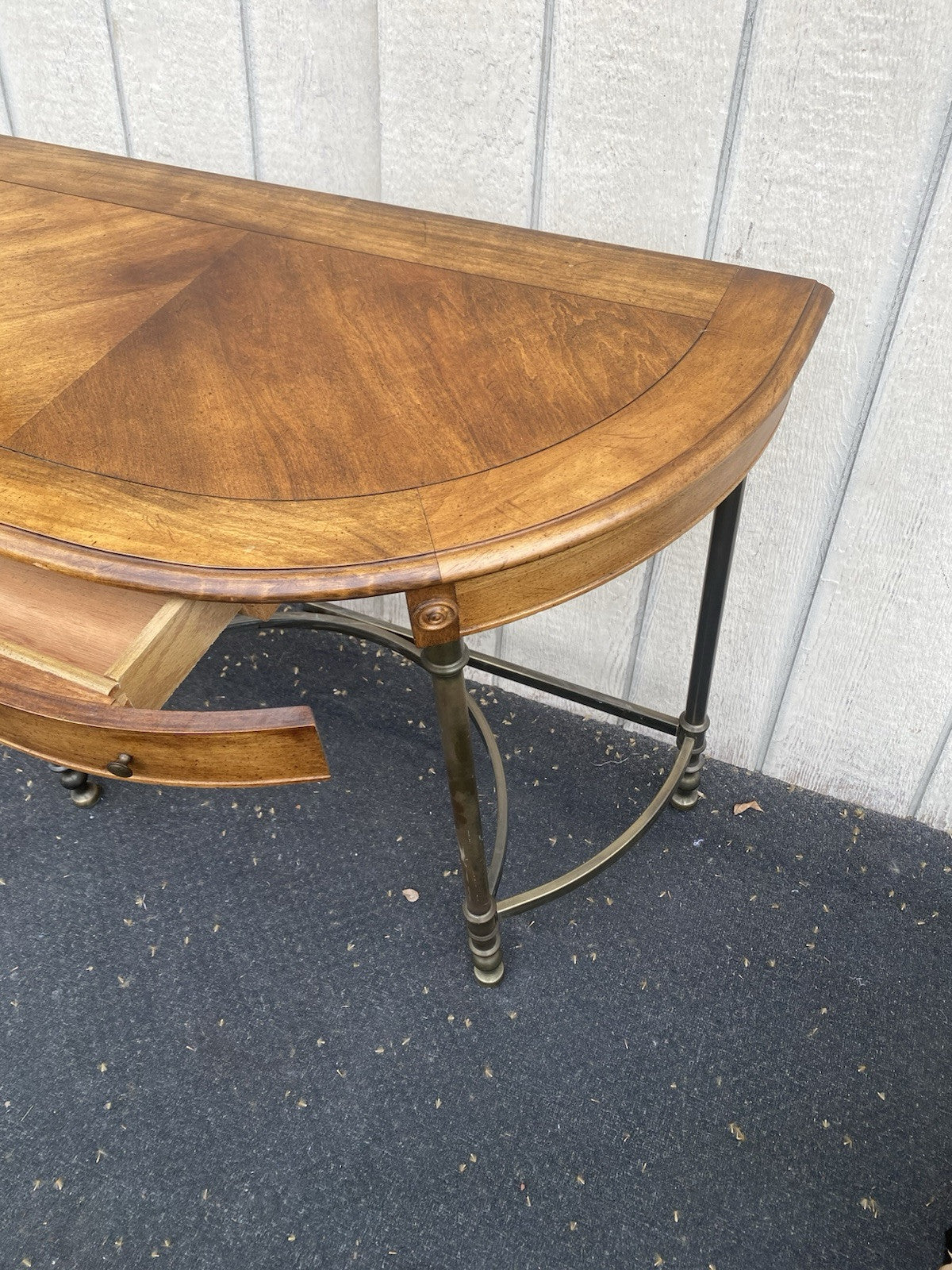 66431 Modern 1/2 Round Console Table Stand
