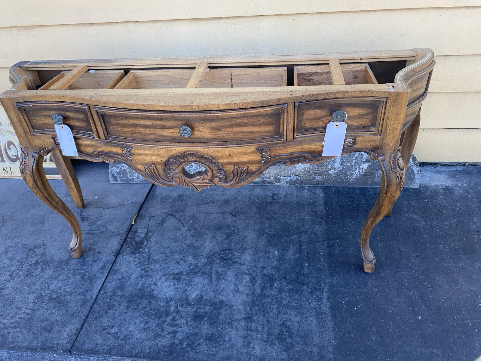 65142 CENTURY Furniture Louis XV Sideboard Server Console Table